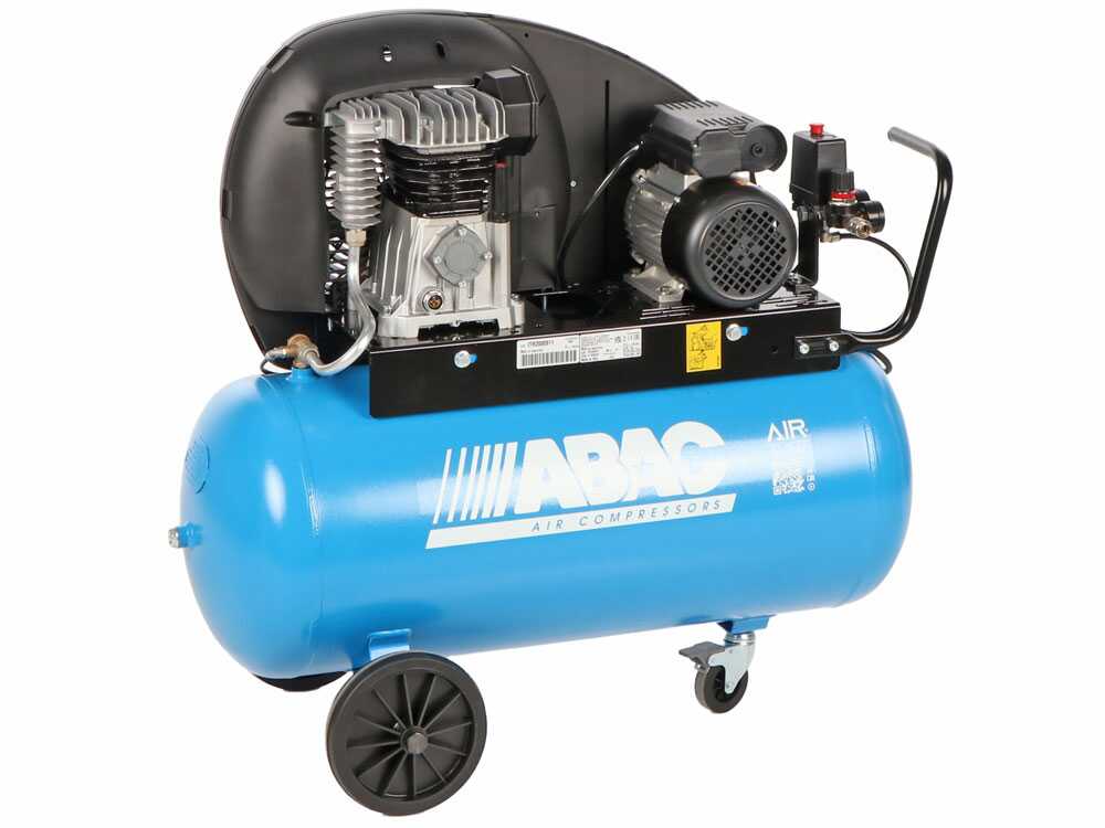 ABAC EXT A29B 90 CM2 – Compresor de aire eléctrico monofásico de correa – Motor 2 HP – 90 L – Image 4