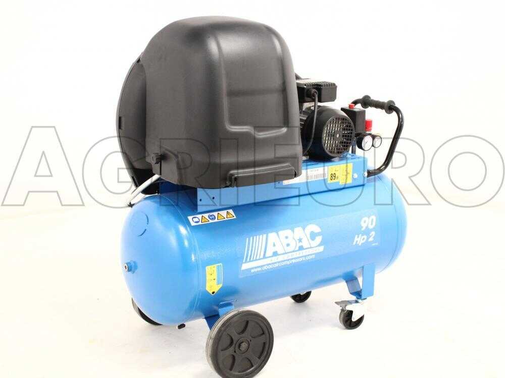 ABAC SILENT A29B 90 CM2 – Compresor de aire eléctrico monofásico de correa silencioso – Motor 2 HP – 90 L – Image 4