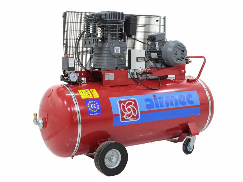 Airmec CR 304 K28+S – Compresor de aire de correa – Motor eléctrico trifásico – depósito 270 l – Image 4