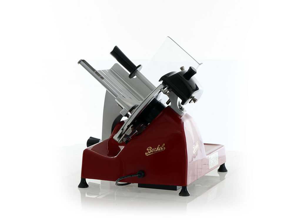 Berkel Pro Line XS25 Roja – Cortadora de fiambre con cuchilla de acero cromado de 250 mm – Image 3
