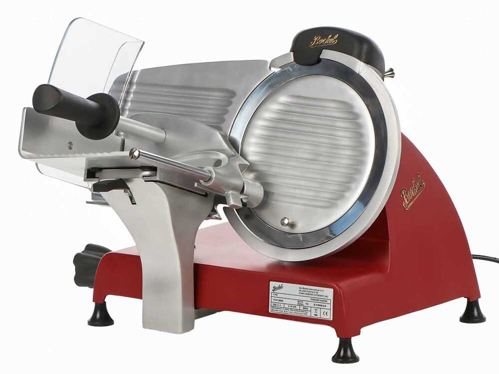 Berkel Red Line 250 Rojo Mate – Cortadora de fiambre con cuchilla de acero de 250 mm – Image 3