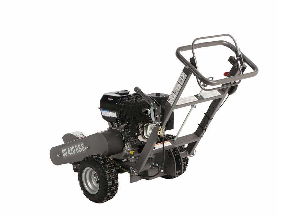 BlackStone SG 420 B&S – Destoconadora – Motor B&S XR2100 420cc – Rotor de corte con 8 fresas de carburo de tungsteno – Image 3