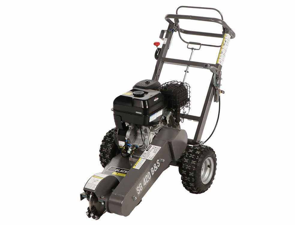BlackStone SG 420 B&S – Destoconadora – Motor B&S XR2100 420cc – Rotor de corte con 8 fresas de carburo de tungsteno – Image 4
