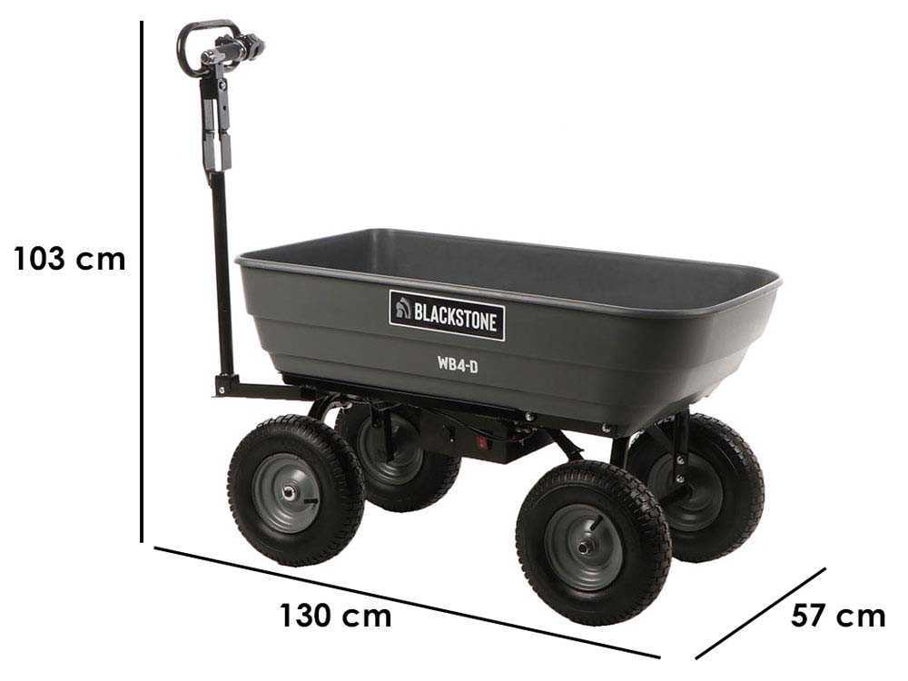 BlackStone WB4-D – Carretilla eléctrica – 24V 12Ah