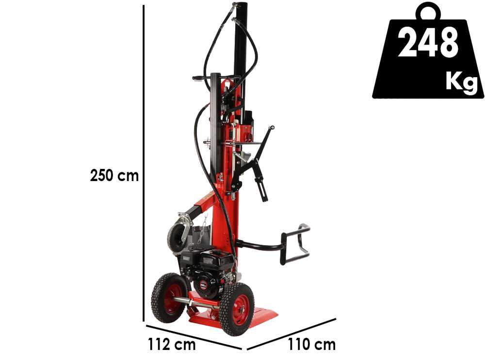 BLUE BIRD LSE 16000 – Rajadora de leña de gasolina – Vertical – Loncin 196