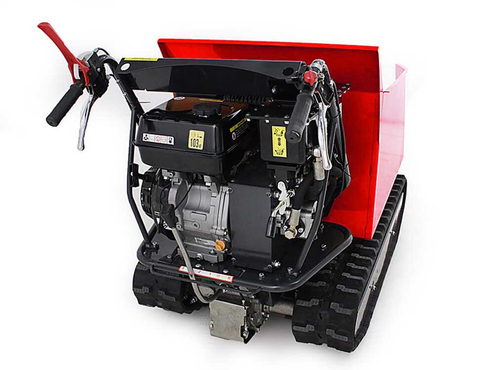 Carretilla con motor de orugas AMA TAG500TD con caja dumper hidráulica,capacidad 500 kg – Image 3