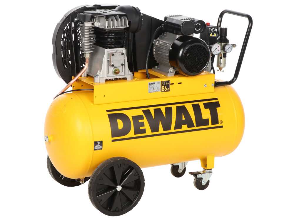 DeWalt DXCMB3M101HE – Compresor de aire eléctrico monofásico con correa – Motor de 3 HP – 100 L – Image 3