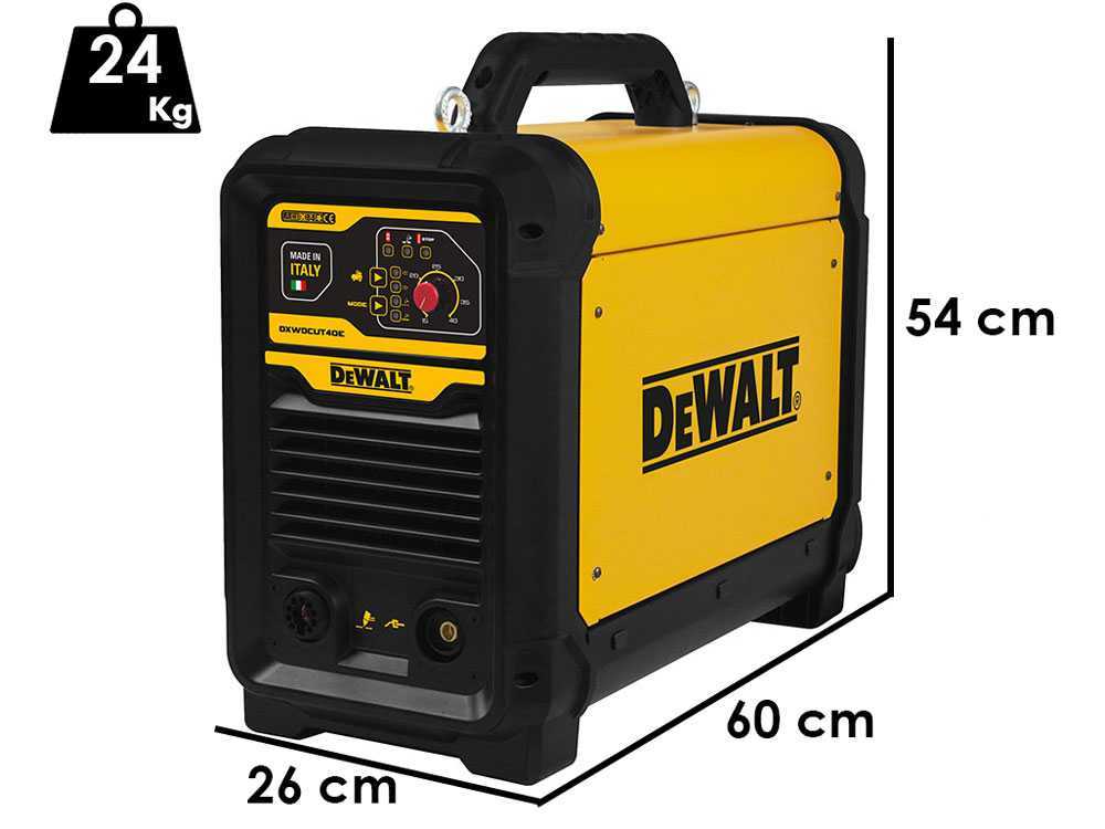 DeWalt DXWDCUT40E – Cortadora de plasma inverter