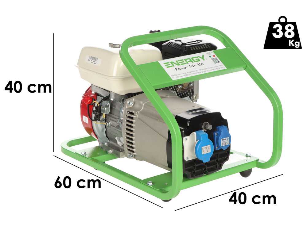 Energy EY-3.6MB – Generador de corriente monofásico – Motor Honda GX200