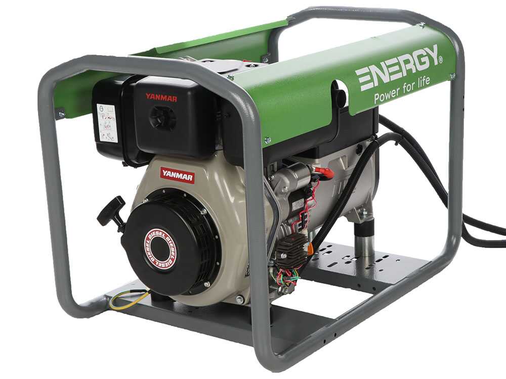 Energy EY-7MDE AVR-A – Generador monofásico 5 kw – Motor Yanmar – Image 3