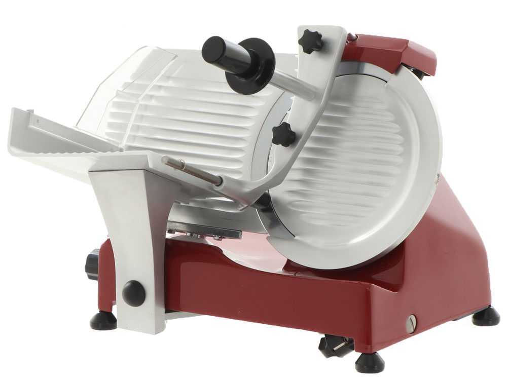 FAC F 250 R Roja -Cortadora de fiambre con cuchilla de 250 mm – Afilador fijo – Image 3