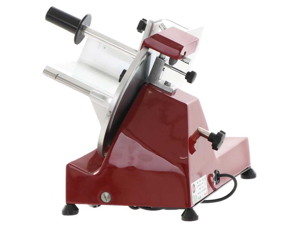 FAC F 250 R Roja -Cortadora de fiambre con cuchilla de 250 mm – Afilador fijo – Image 4