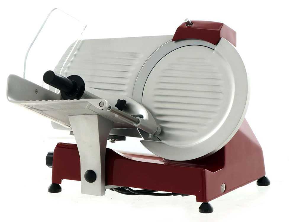 FAC F 300 R Rossa – Cortadora de fiambre a gravedad -Cuchilla de 300 mm – Cuerpo en aleación de aluminio pintado – Image 3