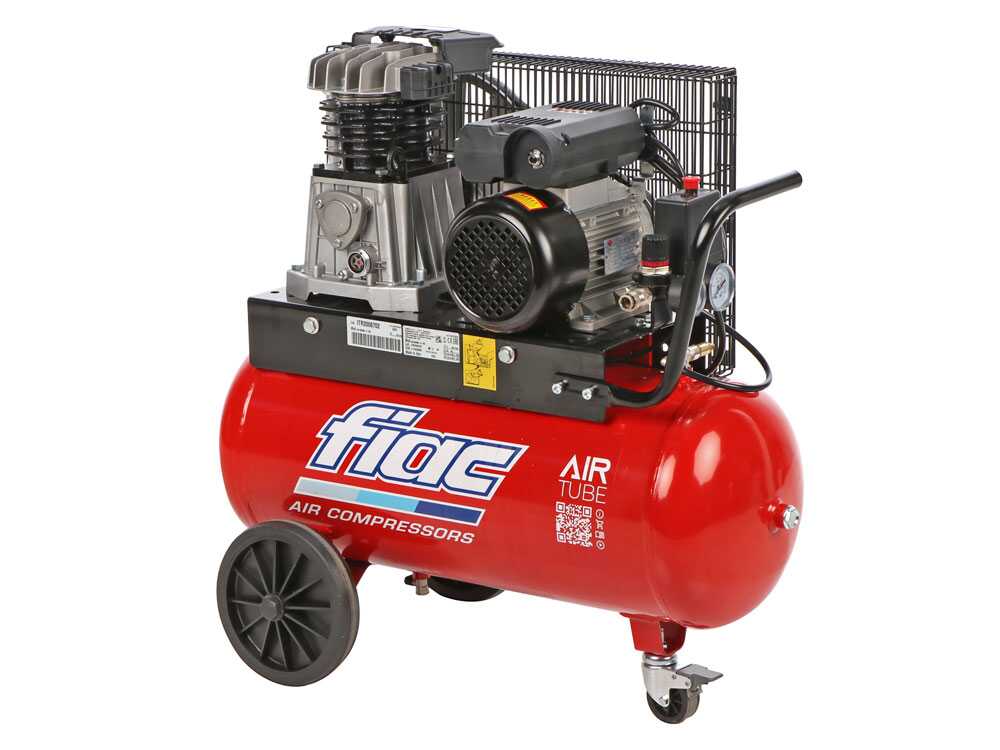 FIAC AB 50/268-2-MC – Compresor de aire eléctrico monofásico de correa – Motor 2 HP – 50 L – Image 3