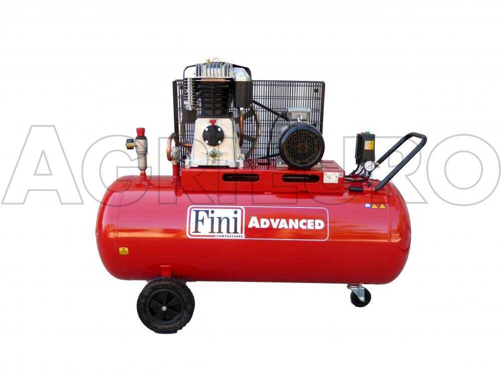 Fini Advanced BK 119-270L – Compresor de aire eléctrico trifásico de correa – Motor 5.5 HP – 270 L