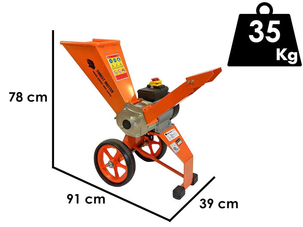 Forest Master FM4DDE-EU – Biotrituradora eléctrica – de 4 HP