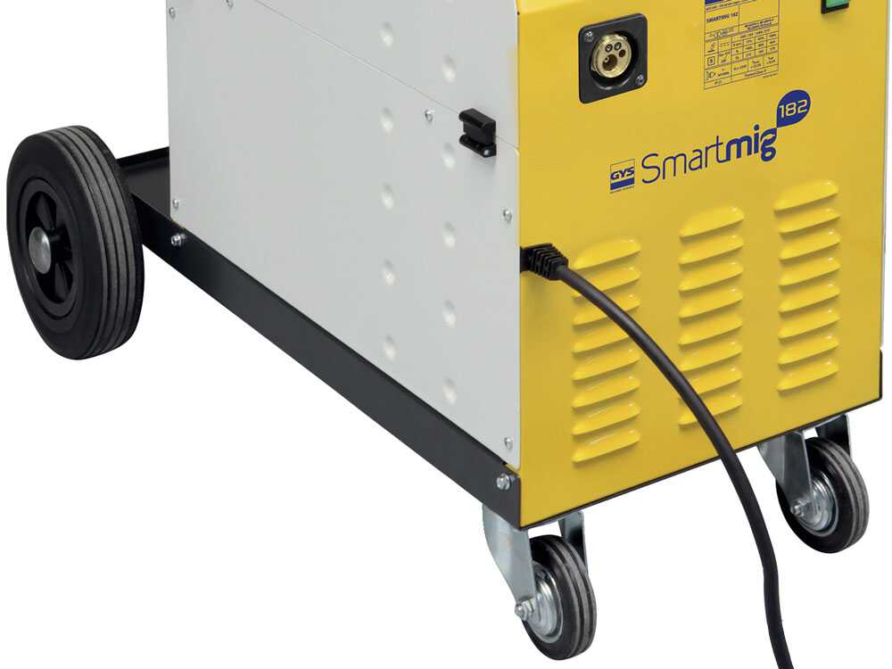 GYS SMARTMIG 182 – Soldadora con transformador (MIG/MAG: GAS, SIN GAS) – corriente continua (DC) – Image 3