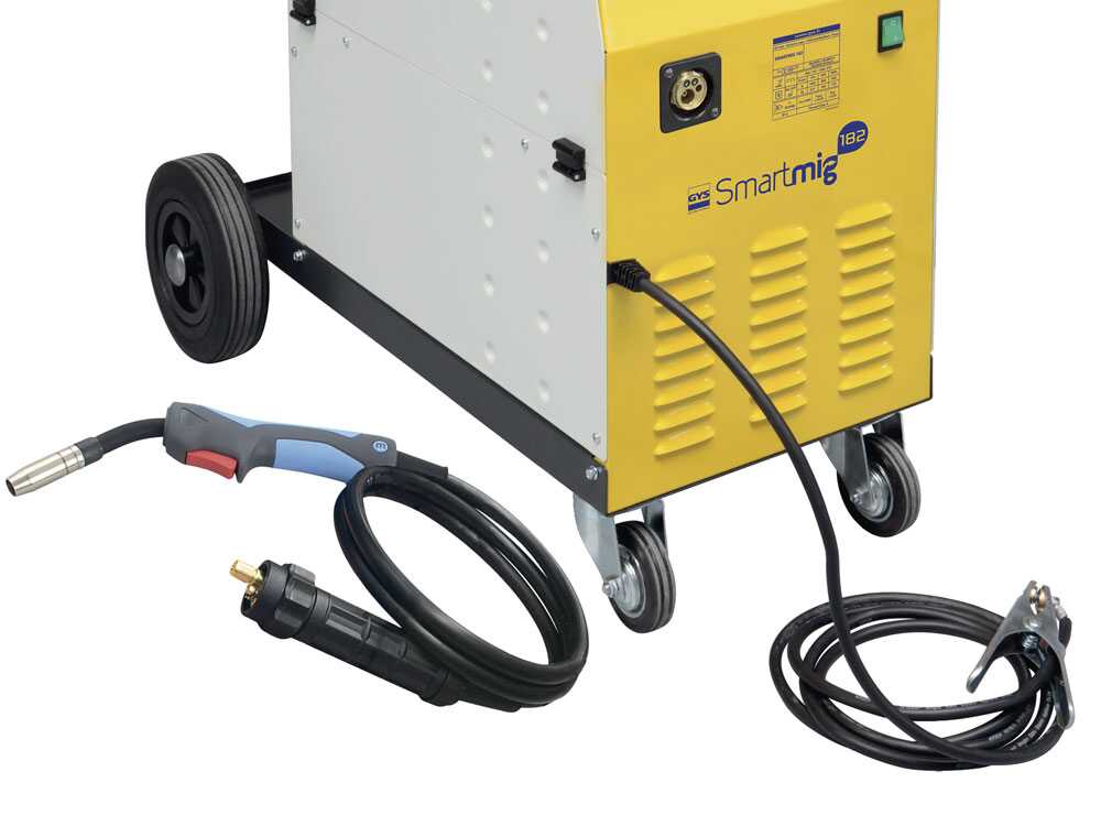 GYS SMARTMIG 182 – Soldadora con transformador (MIG/MAG: GAS, SIN GAS) – corriente continua (DC) – Image 4