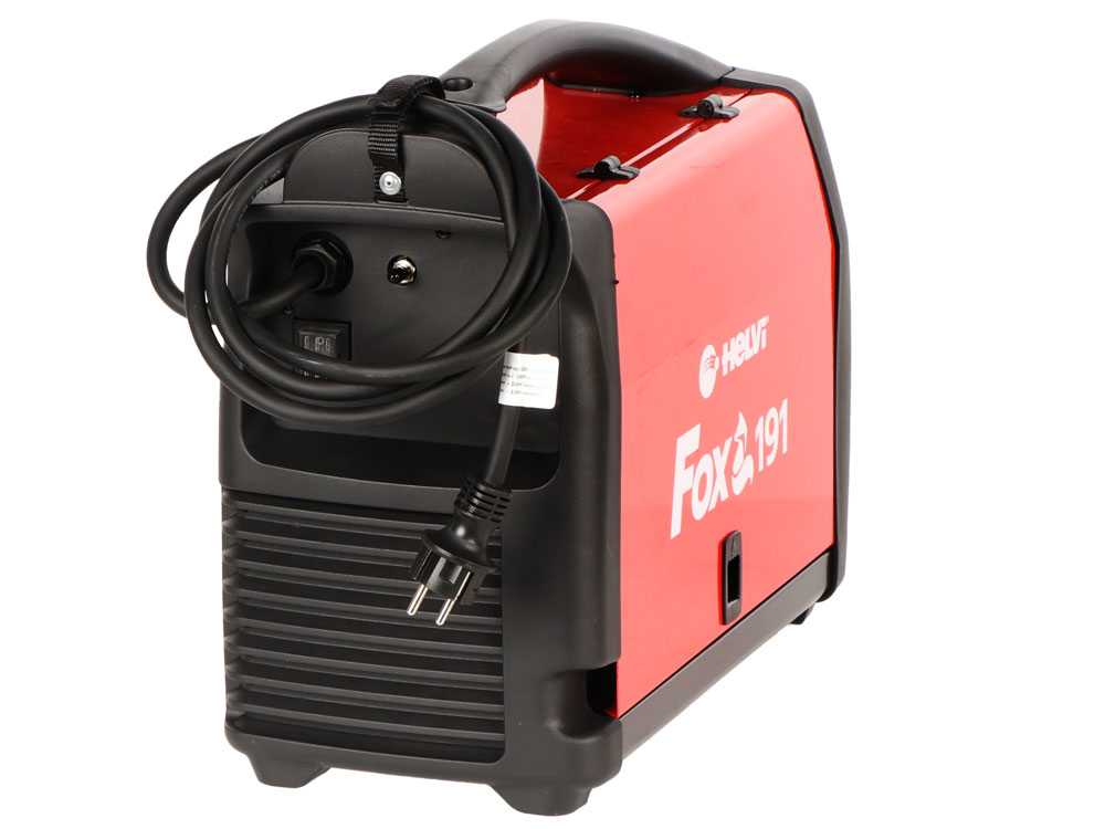 HELVI Fox 191 – Soldadora Inverter Multiproceso (MIG-MAG/MMA/TIG), corriente continua (DC) – Image 4