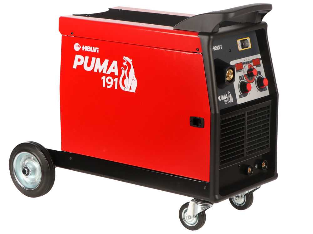 HELVI Puma 191 – Soldadora Inverter Multiproceso (MIG-MAG/MMA/TIG), corriente continua (DC) – Image 3