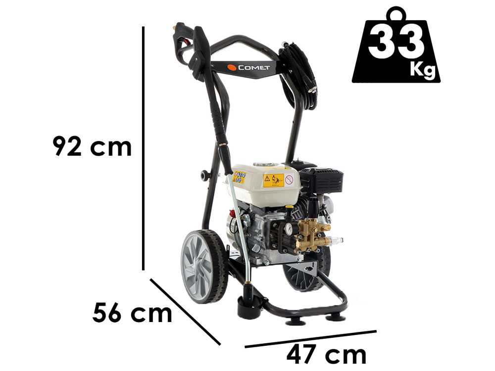 Hidrolimpiadora de gasolina Comet FDX Blade S 13/150 – Motor Honda GP 160