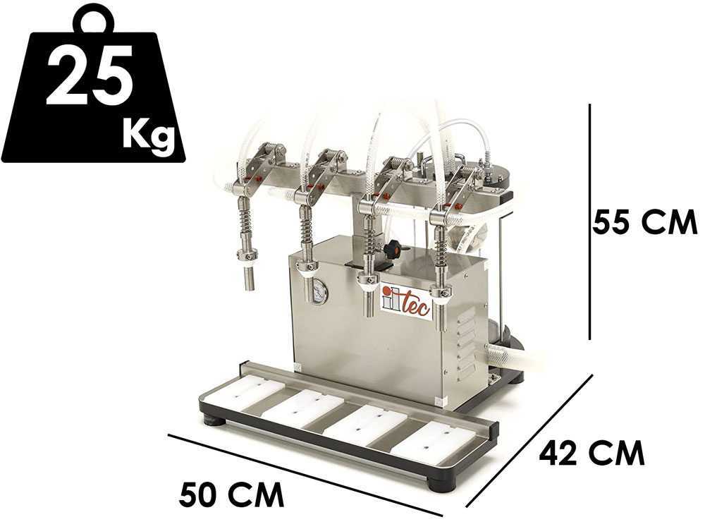 Il-Tec Ultrafiller 4 – Embotelladora a depresión neumática para líquidos alimenticios