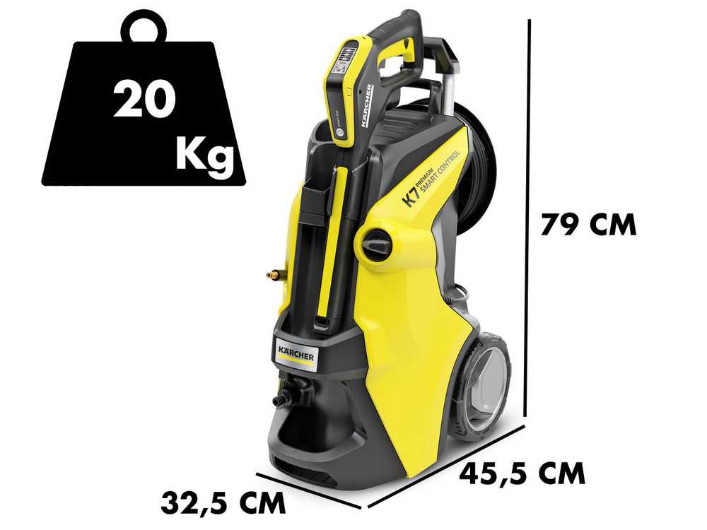 Karcher K7 Premium Smart Control Flex – Hidrolimpiadora de agua fría – 180 bar máx – 600 L/h – App Home & Garden