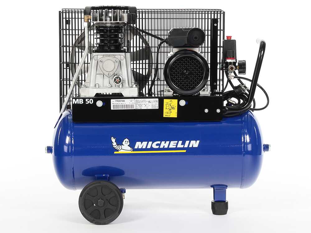 Michelin MB 50/268 MC – Compresor de aire eléctrico de correa – Motor 2 HP – 50 L – Image 4