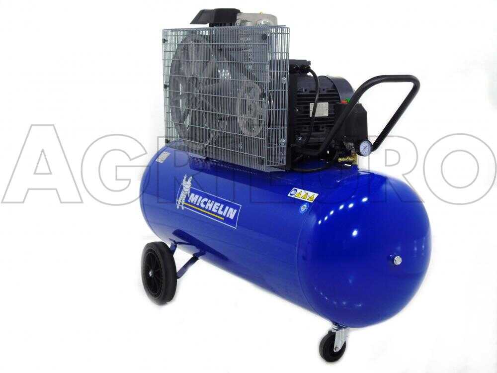 Michelin MCX 300 858 – Compresor de aire eléctrico trifásico de correa – Motor 7.5 HP – 270 L – Image 3