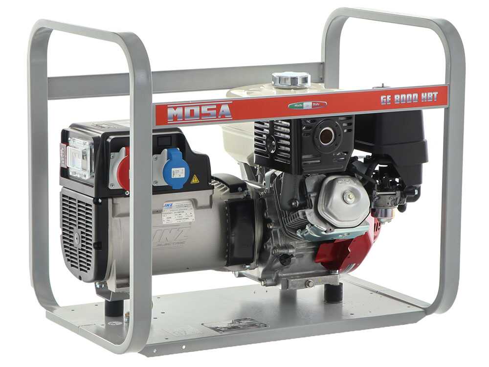 MOSA GE 8000 HBT – Generador de corriente 6.4 KW trifásica – Alternador italiano – Motor Honda GX390 – Image 4