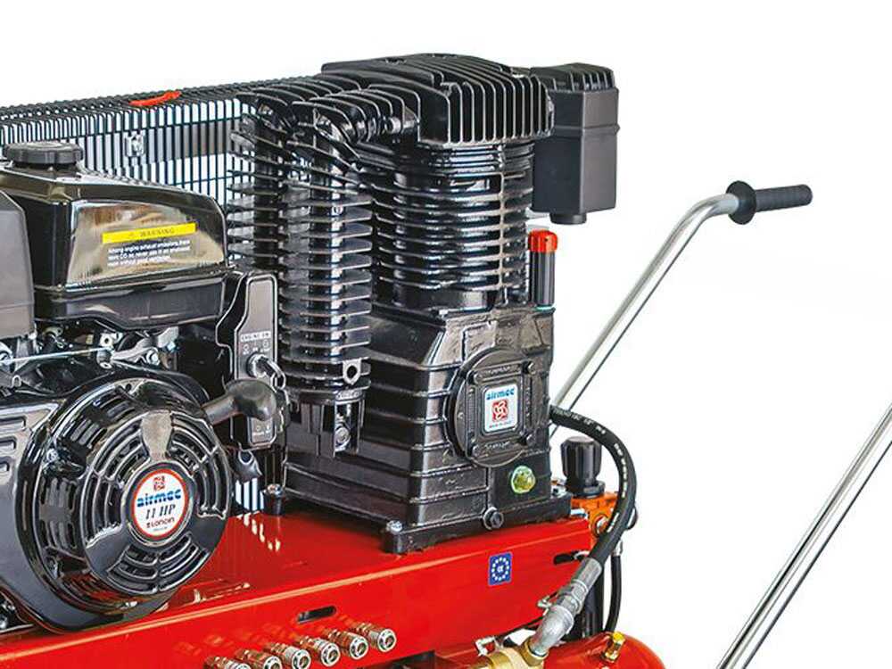 Motocompresor Airmec TTS 34110/900 motor de gasolina Loncin 11 HP – compresor – Image 3