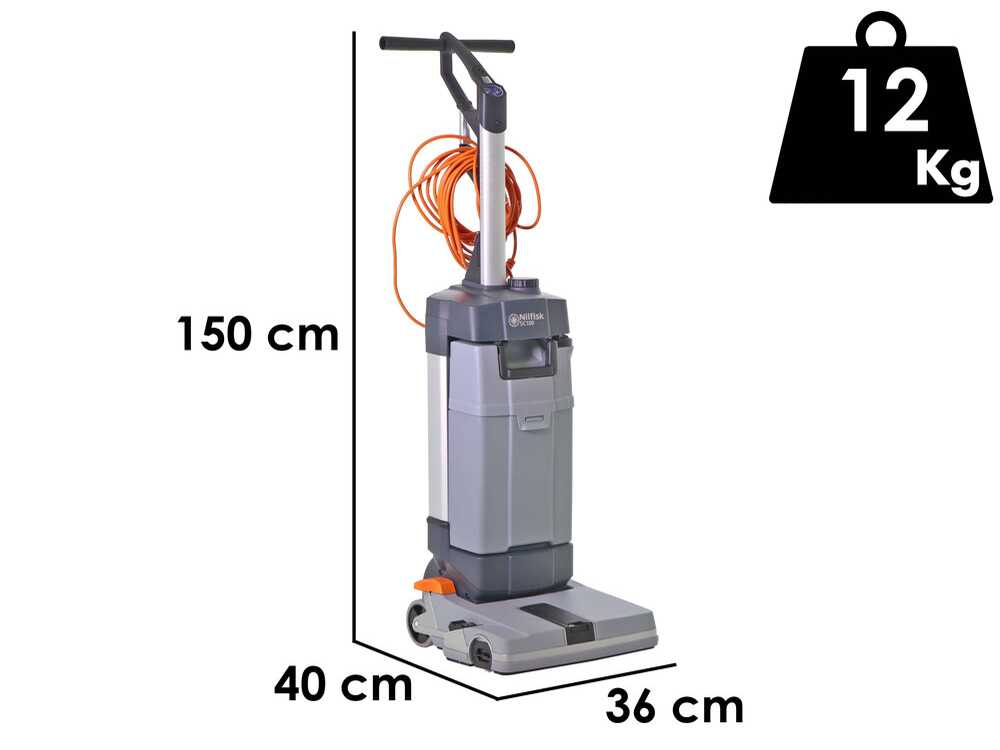 Nilfisk SC100 E base – Fregadora 3 en 1 – lava, seca, aspira – 800W