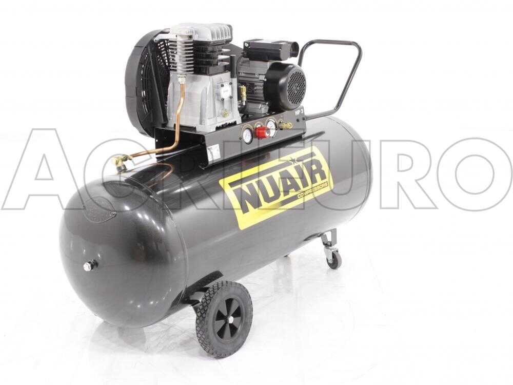 Nuair B 3800B/3M/200 TECH – Compresor de aire eléctrico monofásico de correa – Motor 3 HP – 200 L – Image 3