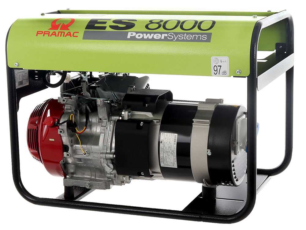 Pramac ES 8000 – Generador de corriente 6.4 kW – Continua 5.4 kW Monofásica – Image 4