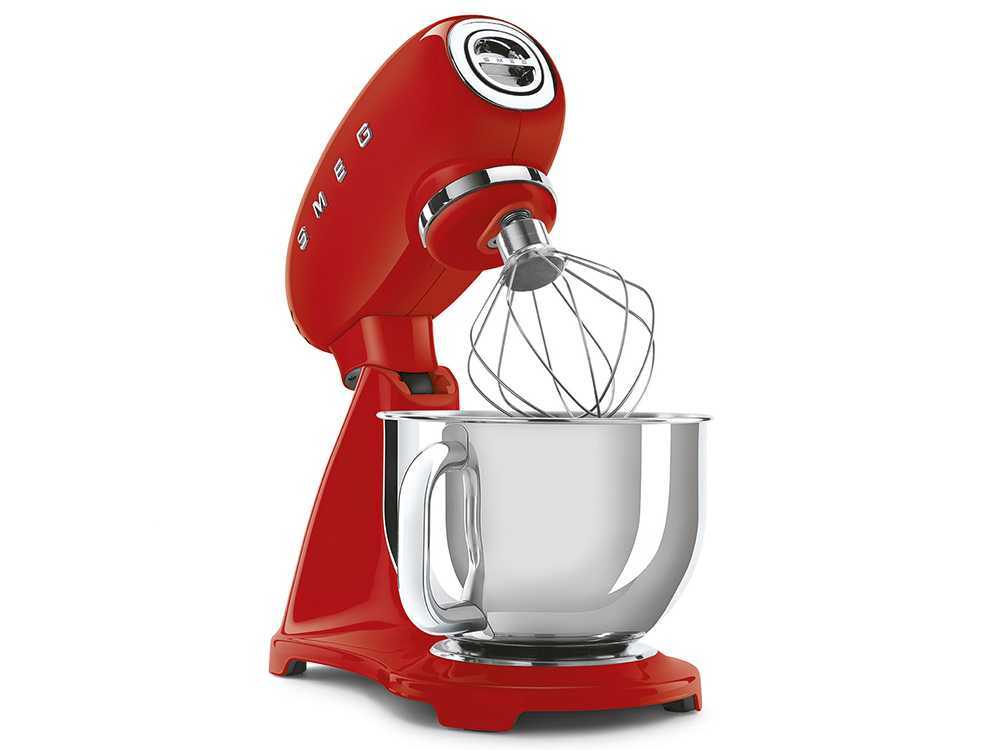 Smeg Full Color Rojo – Amasadora Planetaria – Cuba de acero inoxidable de 4,8 litros – Image 3