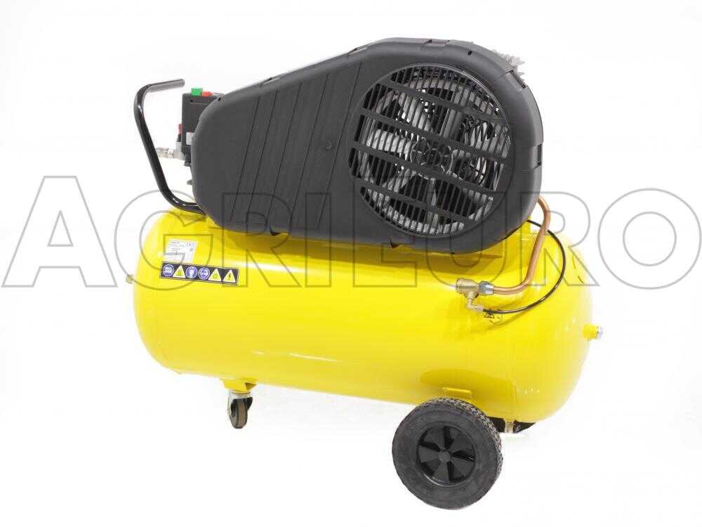 Stanley B 345/10/100 T – Compresor de aire eléctrico trifásico de correa – Motor 3 HP – 100 L – Image 3