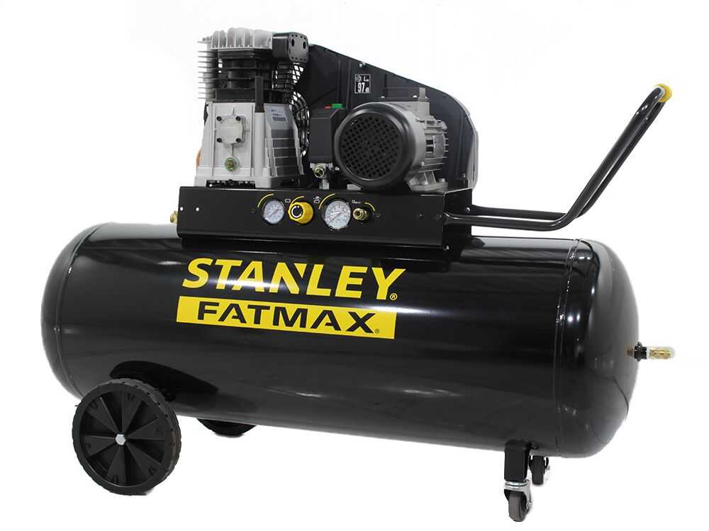 Stanley Fatmax B 480/10/270T – Compresor de aire eléctrico trifásico de correa – Motor 4 HP – 270 L – Image 3