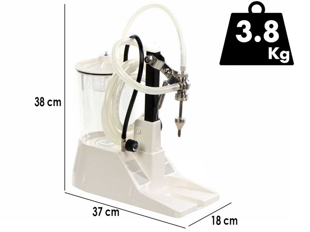 Tenco Enolmatic Mignon Inox – Embotelladora eléctrica con boquilla mignon