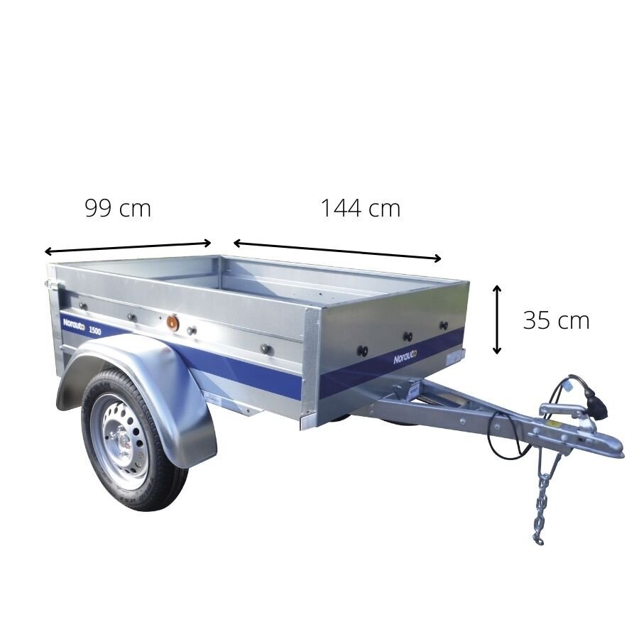 Remolque NORAUTO NOR 1500 600kg