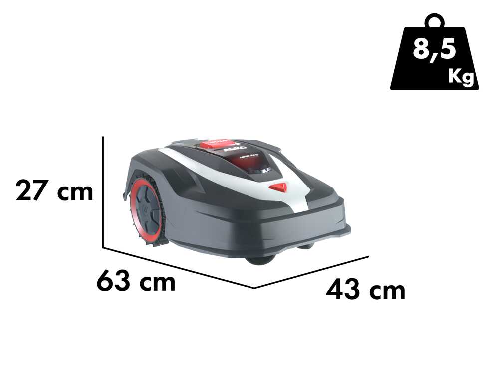 AL-KO Robolinho 550 W Comfort – Robot cortacésped – con cable perimetral