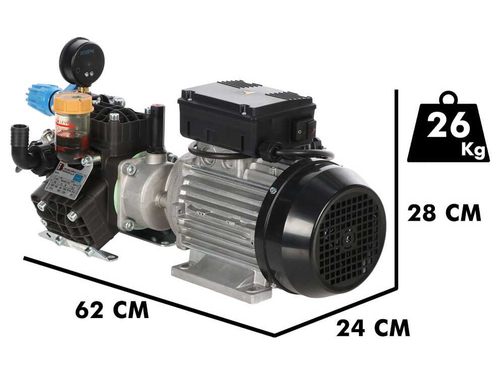 Bertolini Pumps PA 330.1 VF – Motobomba eléctrica para pulverización