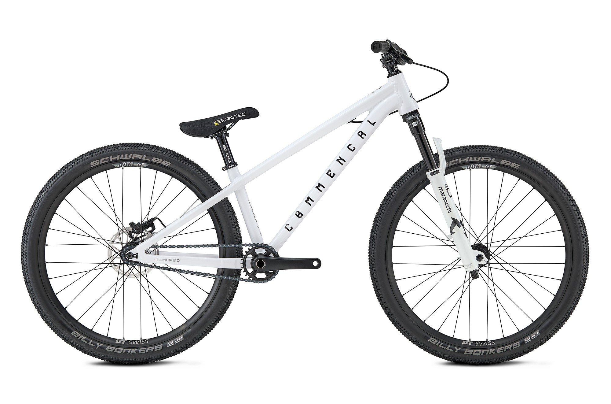 bicicleta-dirt-commencal-absolut-bomber-pure-white-2026.jpg BICICLETA DIRT COMMENCAL ABSOLUT BOMBER PURE WHITE 2026 – Image 1