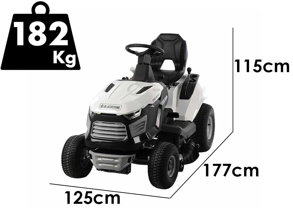 Blackstone CONDOR 98-170 LM – Tractor cortacésped con cambio mecánico – Salida lateral – Mulching – Image 3
