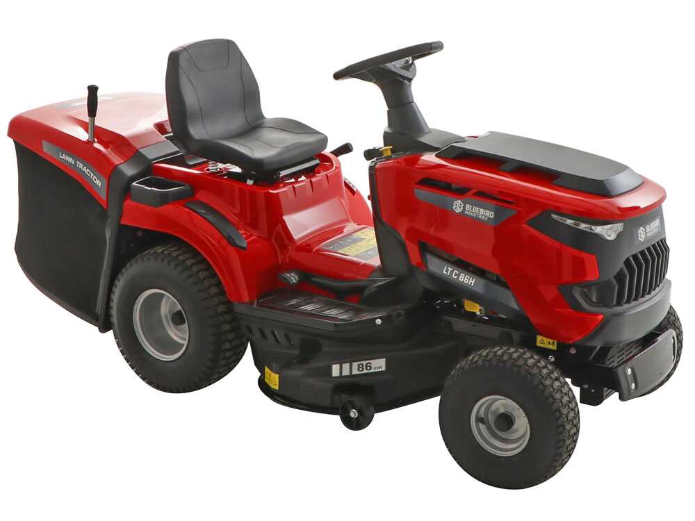 Blue Bird LT C 86H – Tractor cortacésped con cambio hidrostático – Recogedor 245 L – Image 3