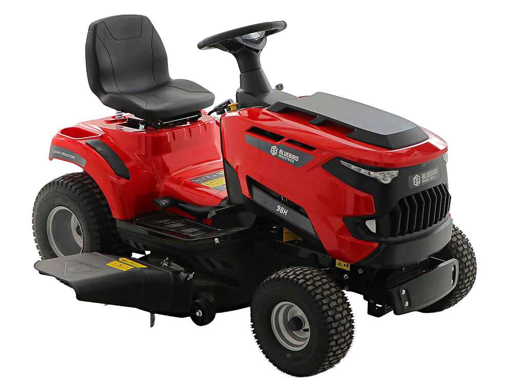 Blue Bird TR SL 98H – Tractor cortacésped con cambio hidrostático – salida lateral – Image 3