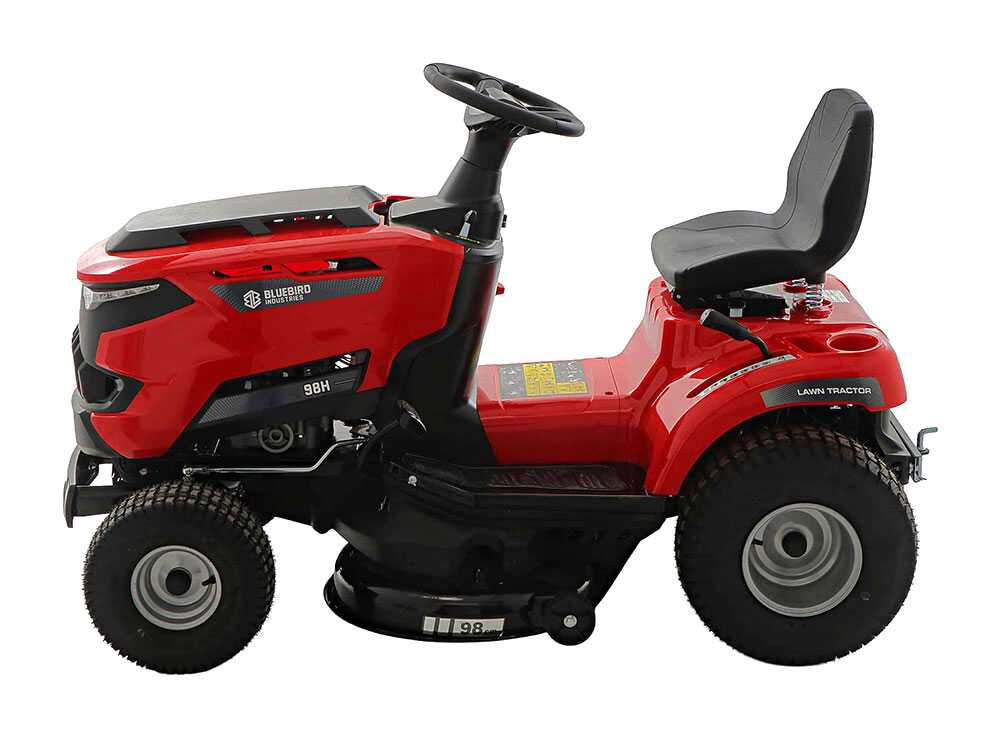 Blue Bird TR SL 98H – Tractor cortacésped con cambio hidrostático – salida lateral – Image 4