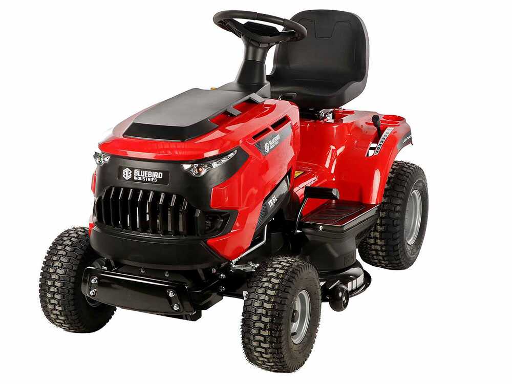 Blue Bird TR SL 98M – Tractor cortacésped con cambio mecánico – salida lateral y mulching – Image 3