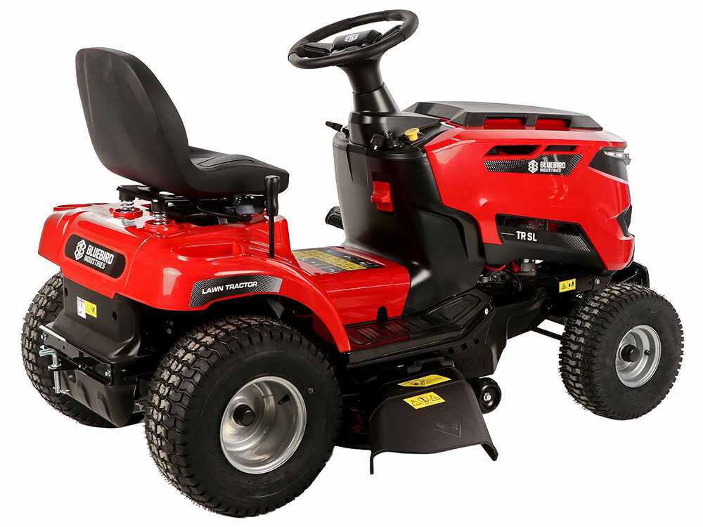 Blue Bird TR SL 98M – Tractor cortacésped con cambio mecánico – salida lateral y mulching – Image 4