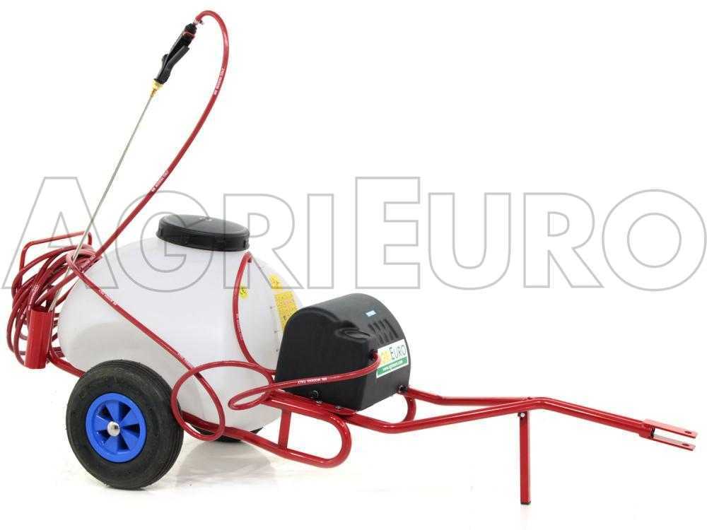 Carretilla fumigadora eléctrica M2017012 – con gancho – de batería 12V – 70L PRO