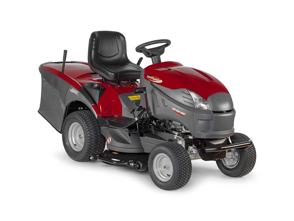 Castelgarden XHT 240 4WD – Tractor cortacésped con recogedor – cambio hidrostático – Image 4